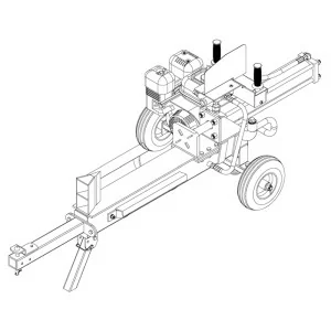 Fendeur de bois essence Centauro Gijón 12 T 196 cc