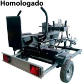 Log splitter EuroCentauro Tarragona adjustable position