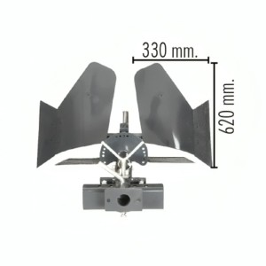 Rotary adjustment plow EuroCentauro for power tiller
