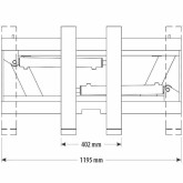 Caricatore offset idraulico di pallet EuroCentauro Novelda