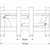 Chargeur de palettes à déplacement hydraulique EuroCentauro Novelda