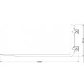 Cargadora de palets para tractor EuroCentauro Baeza 2000 Kg