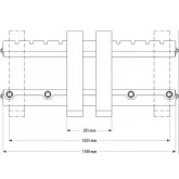 Вантажник піддонів для трактора EuroCentauro Baeza 2000 кг Вантажник піддонів для трактора EuroCentauro Baeza 2000 кг