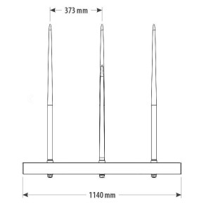 Caricatore frontale con denti a presa di forza EuroCentauro Jumilla 1700 Kg