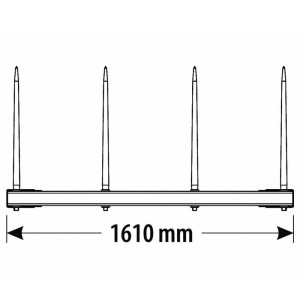Caricatore di balle per trattore EuroCentauro Villablino 2500 Kg