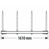 Carregador de fardos para trator EuroCentauro Villablino 2500 Kg