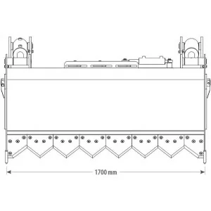 Caçamba cortadora de silagem Centauro Campello 160 cm