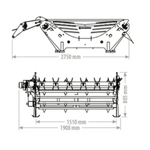 Desenrollador Encamador Centauro Huércal 0,85 m3