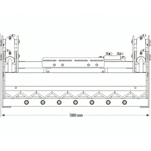 Cortador de silagem com dentes EuroCentauro Benifaió 188 cm