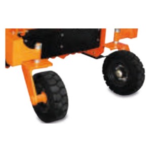 Rubber wheel kit for EuroCentauro shredders