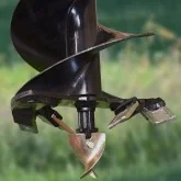 Hydraulic auger for EuroCentauro tractor shovel Redondela