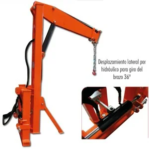 Hydraulic crane for tractor Centauro Formentera 1200 Kg