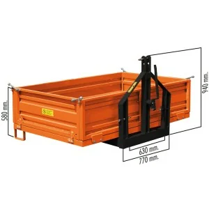 Foldable side transport boxes PTO Centauro Oliva