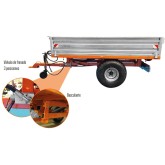 Remolque basculante homologado EuroCentauro Ibi 1500 - 2500 Kg