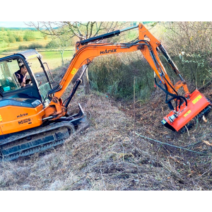 Testina decespugliatrice a coltello con pompa idraulica EuroCentauro Madrid