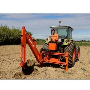 Backhoe for Zeppelin tractor bucket 406 mm