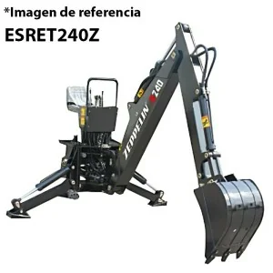 Backhoe for Zeppelin tractor bucket 406 mm