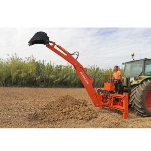 Rétrocaveuse pour tracteur Zeppelin godet 406 mm