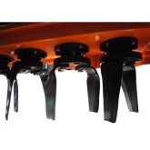 Grade eléctrica montada em trator Zeppelin ESGRADAROT 1300-2000 mm