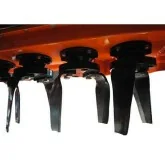 Herse rotative montée sur tracteur Zeppelin ESGRADAROT 1300-2000 mm