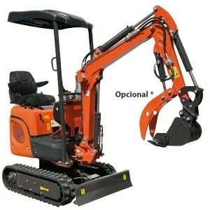 Adjustable width mini excavator EuroCentauro Torrijos 11.7 HP