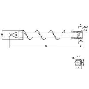 Drill bit diameter 10cm - S100 Deleks