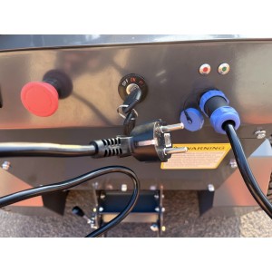 Minudumper elettrico 4x4 Deleks XE-4WDHG con piattaforma