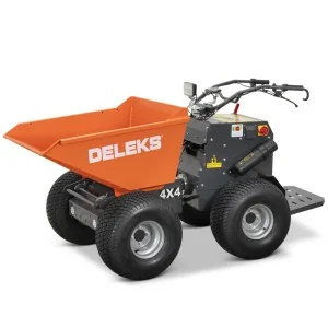 Minudumper elétrico 4x4 Deleks XE-4WDHG com plataforma