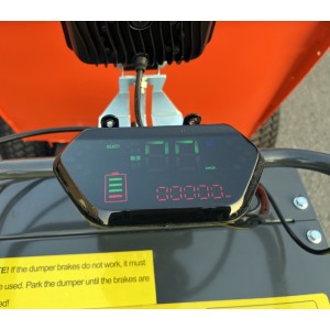 Minudumper elettrico 4x4 Deleks XE-4WDHG con piattaforma