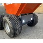 Minudumper eléctrico 4x4 Deleks XE-4WDHG con plataforma