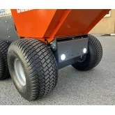 Minudumper eléctrico 4x4 Deleks XE-4WDHG con plataforma