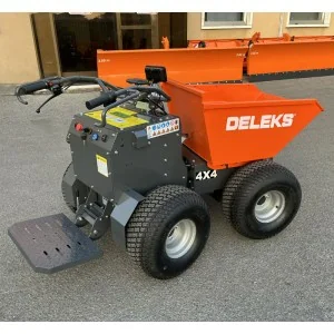 Minudumper elétrico 4x4 Deleks XE-4WDHG com plataforma