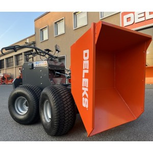 Minudumper elettrico 4x4 Deleks XE-4WDHG con piattaforma
