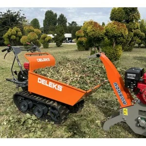 Crawler Deleks MD-500EL wheelbarrow with 6.5 HP gasoline engine