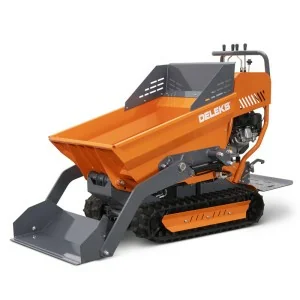 Crawler minidumper with Deleks V3000-BS 400 Kg shovel