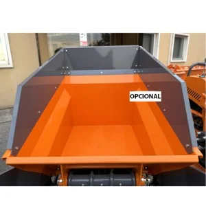 Crawler minidumper with Deleks V3000-BS 400 Kg shovel