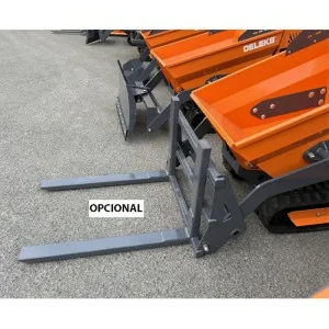 Crawler minidumper with Deleks V3000-BS 400 Kg shovel