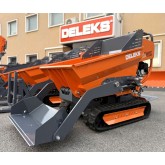 Minidumper da cingoli con pala Deleks V3000-BS 400 Kg