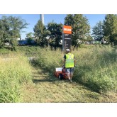 Flail mower Deleks Lifan 9 HP engine