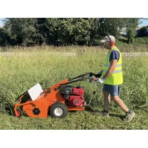 Flail mower Deleks Lifan 9 HP engine