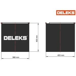 Triturador de galhos pequeno Deleks DK-300 B&S com coletor