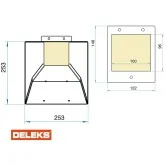 Kleiner Asthäcksler Deleks DK-300 B&S mit Auffangbehälter