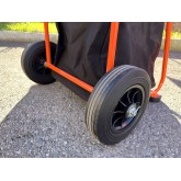 Small chipper with Loncin engine Deleks DK-300 with collector