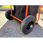 Small chipper with Loncin engine Deleks DK-300 with collector