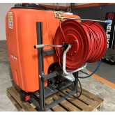 100m hose reel, 25 bar, brass lever lance Deleks