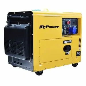 ITCPower 6100SE Diesel Electric Generator 5000 W