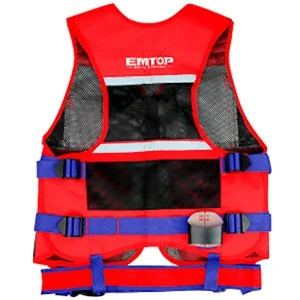 Adjustable Polyester Vest with 11 Pockets EMTOP