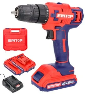 EMTOP ECDL620012 20V drill driver