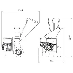 Broyeur de branches Anova BIO150T 420cc