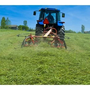 Double rotor rake for tractor Zeppelin 300 cm